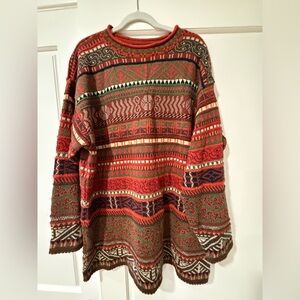 Vintage Sigrid Olsen abstract design sweater